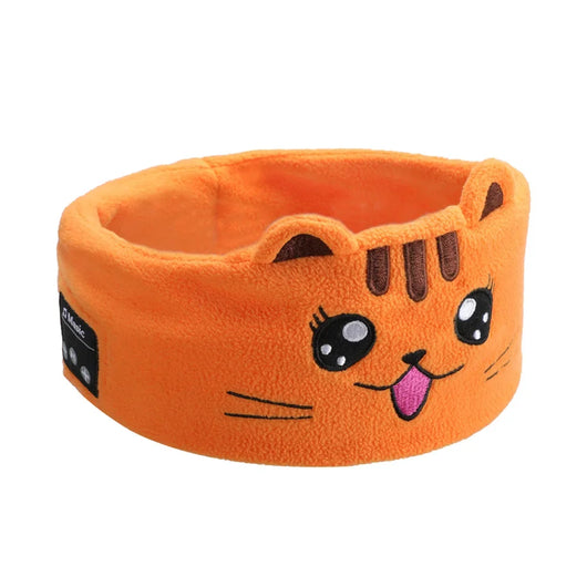Wireless Over Ear Headband Headphones Sleeping Headband With Microphone Kids Headphones For School Travel Sleep