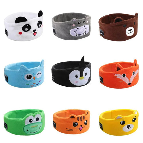 Wireless Over Ear Headband Headphones Sleeping Headband With Microphone Kids Headphones For School Travel Sleep